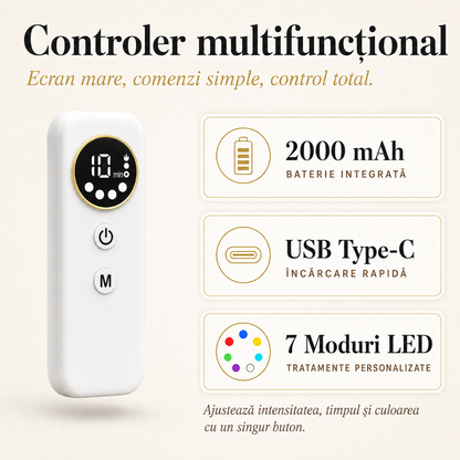 Mască LED de terapie facială ORLUNEX™