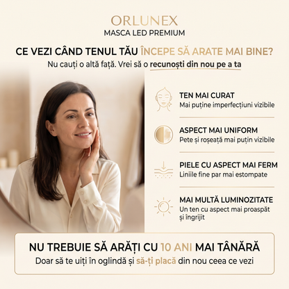 Mască LED de terapie facială ORLUNEX™